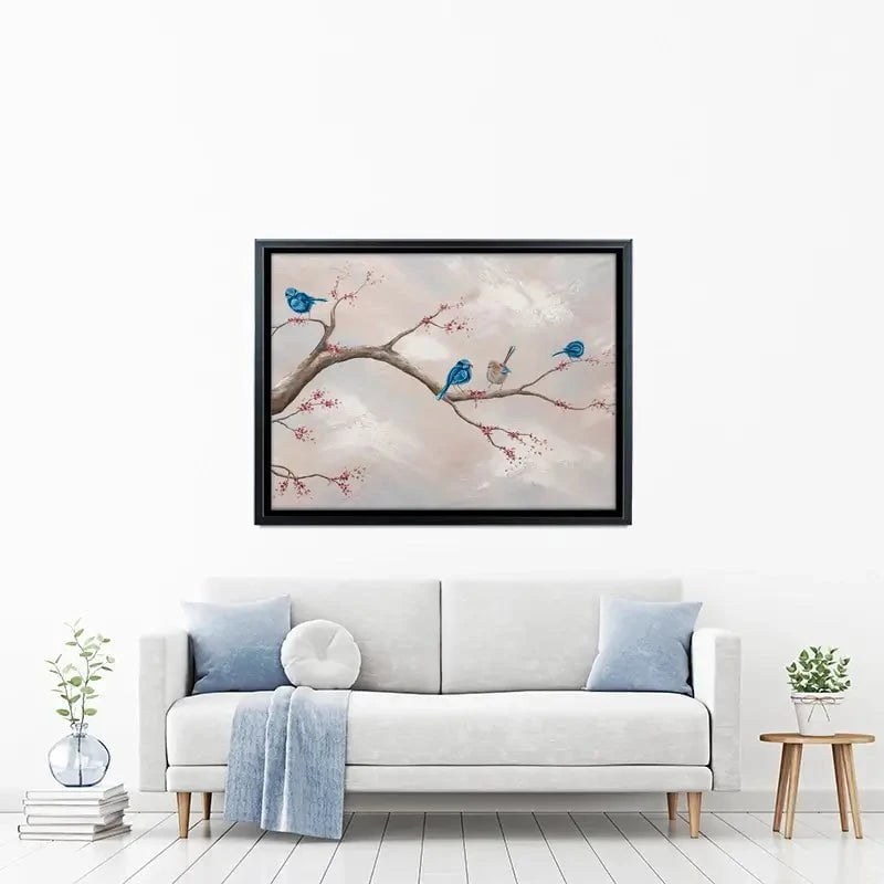Fairy Wren Adventures Canvas Print Fairy Wren Adventures Canvas Print wall art product Isabella Karolewicz