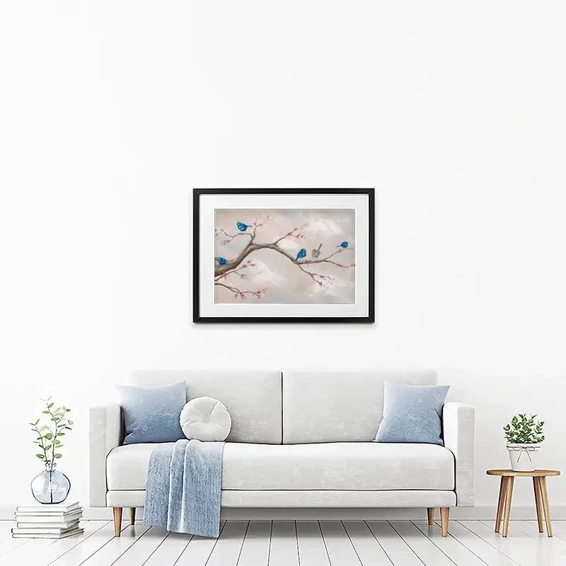 Fairy Wren Adventures Framed Art Print Fairy Wren Adventures Framed Art Print wall art product Isabella Karolewicz