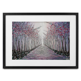Fairytale Lane Framed Art Print wall art product Expression By Nada
