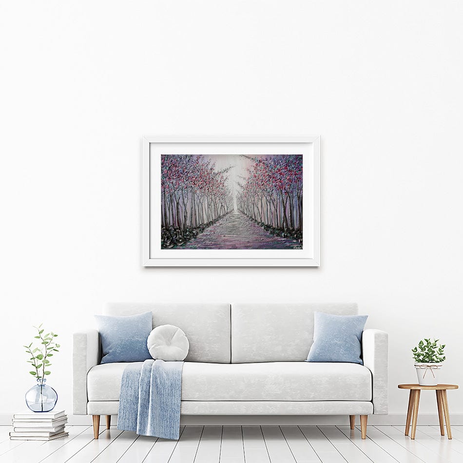 Fairytale Lane Framed Art Print wall art product Expression By Nada