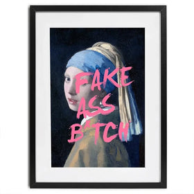 Fake Ass Framed Art Print Fake Ass Framed Art Print wall art product Art Print Shop