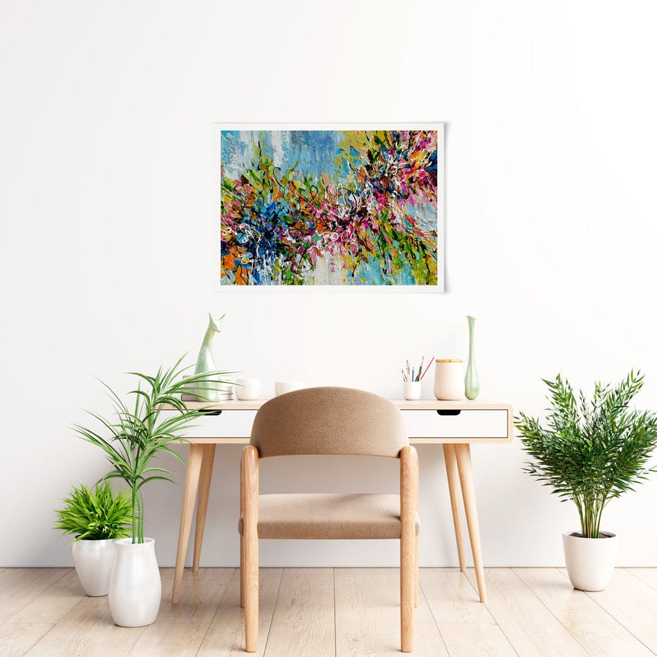 Fall Flowers Art Print wall art product Olga Tkachyk