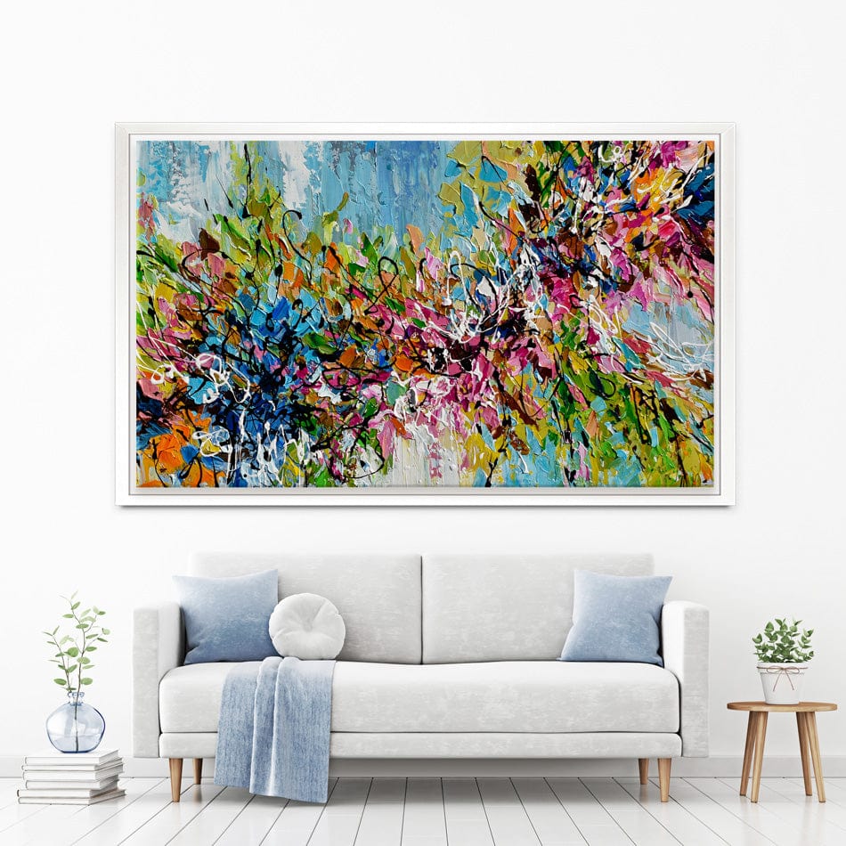 Fall Flowers Canvas Print wall art product Olga Tkachyk