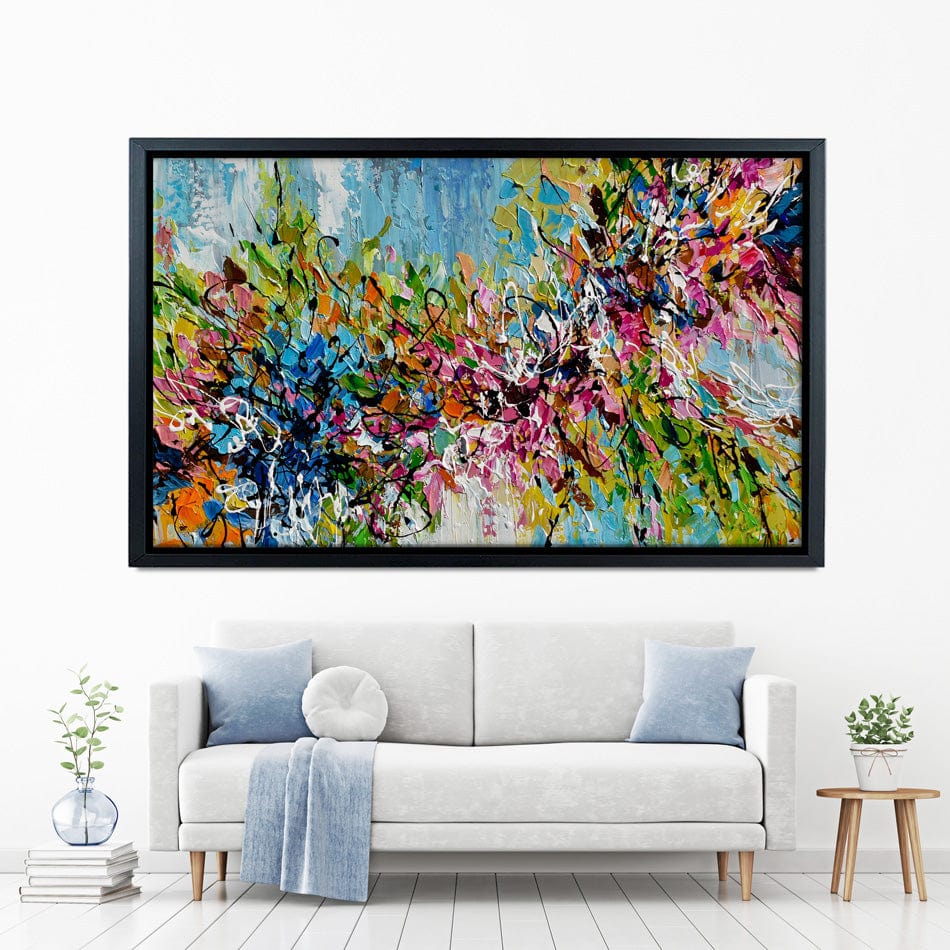 Fall Flowers Canvas Print wall art product Olga Tkachyk