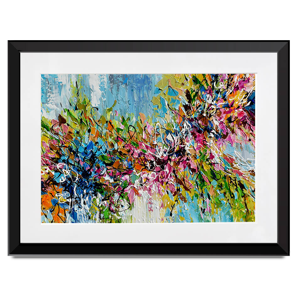 Fall Flowers Framed Art Print Fall Flowers Framed Art Print wall art product Olga Tkachyk