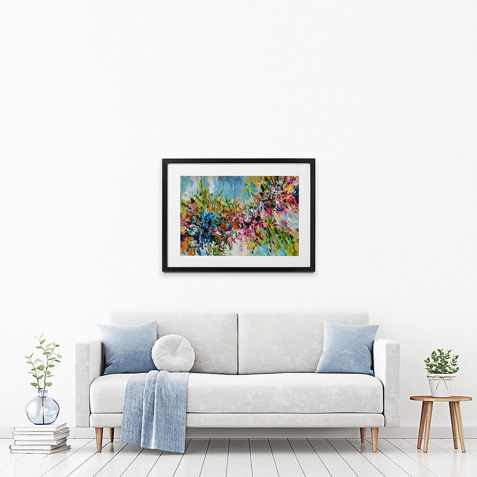 Fall Flowers Framed Art Print wall art product Olga Tkachyk