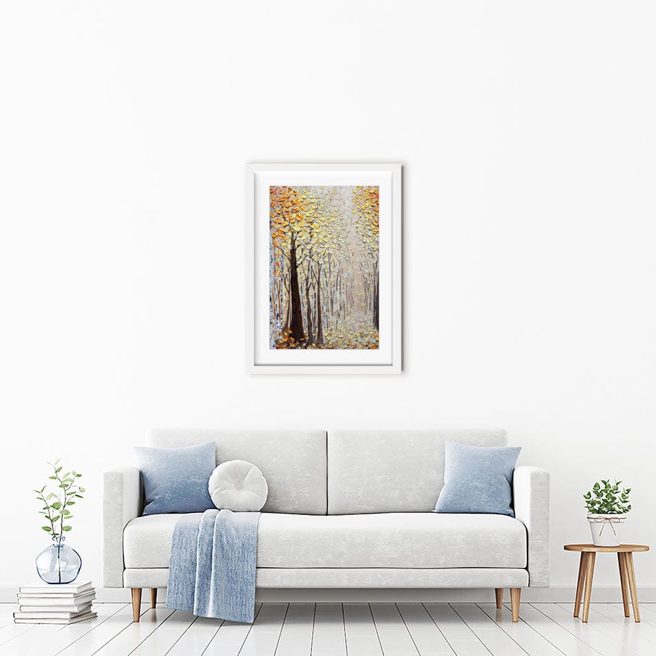 Fall Of A Season Framed Art Print wall art product Expression By Nada