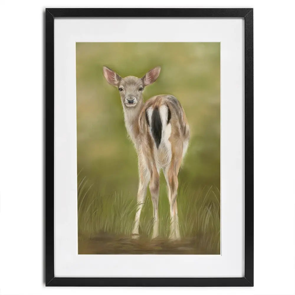 Fallow Fawn Framed Art Print Fallow Fawn Framed Art Print wall art product Georgie Turner