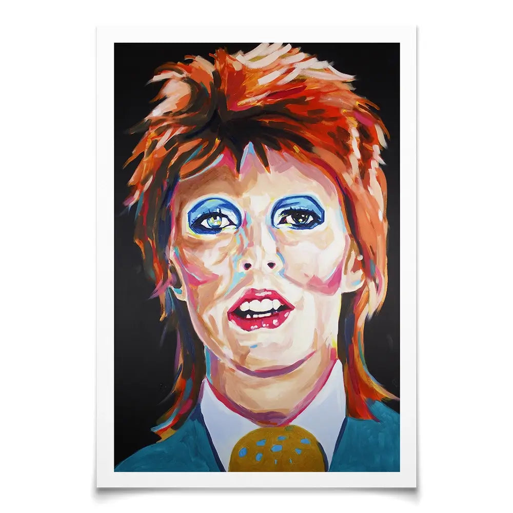 Fame David Bowie Art Print Fame David Bowie Art Print wall art product Juliet Stockton