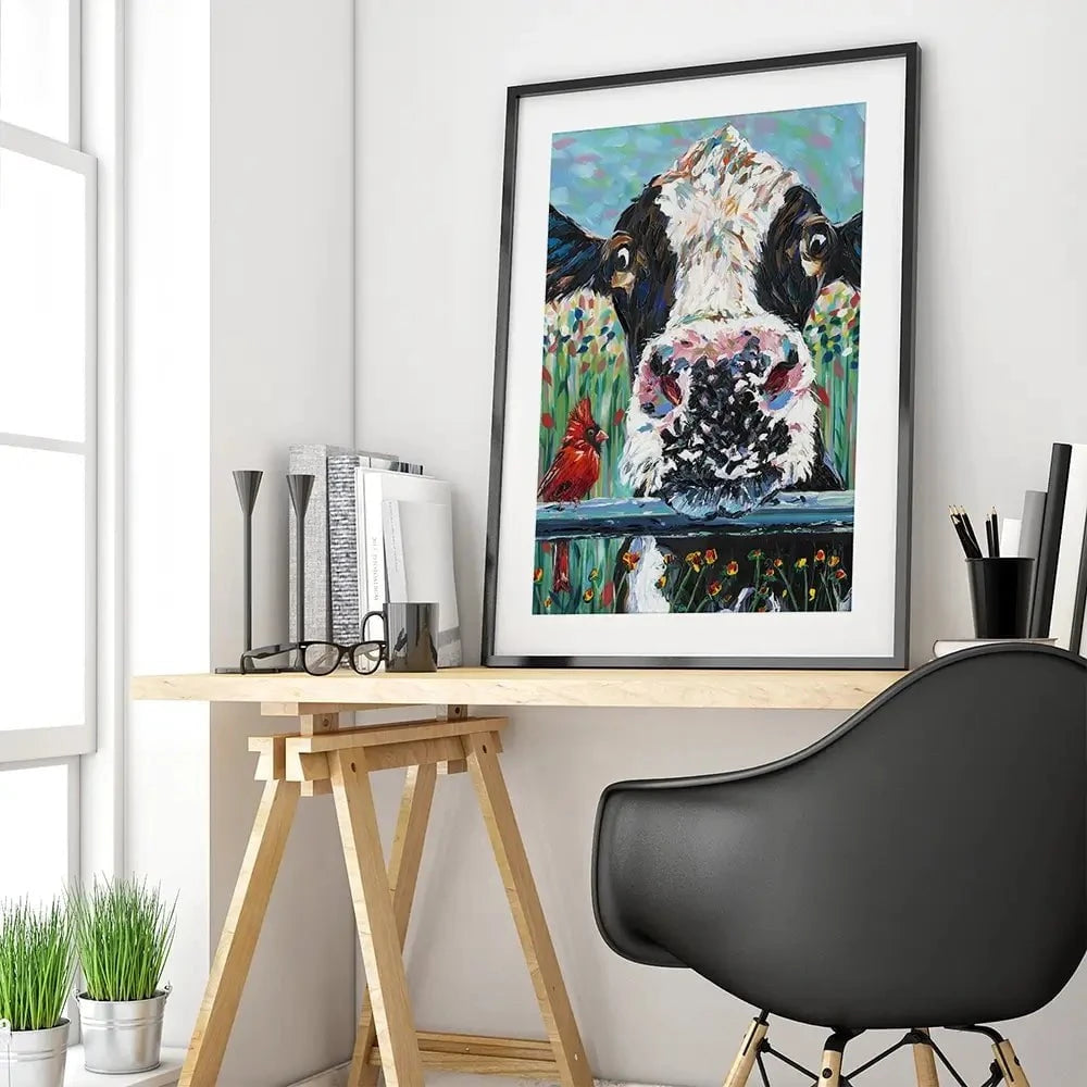 Farm Buddies Framed Art Print Farm Buddies Framed Art Print wall art product Carolee Vitaletti