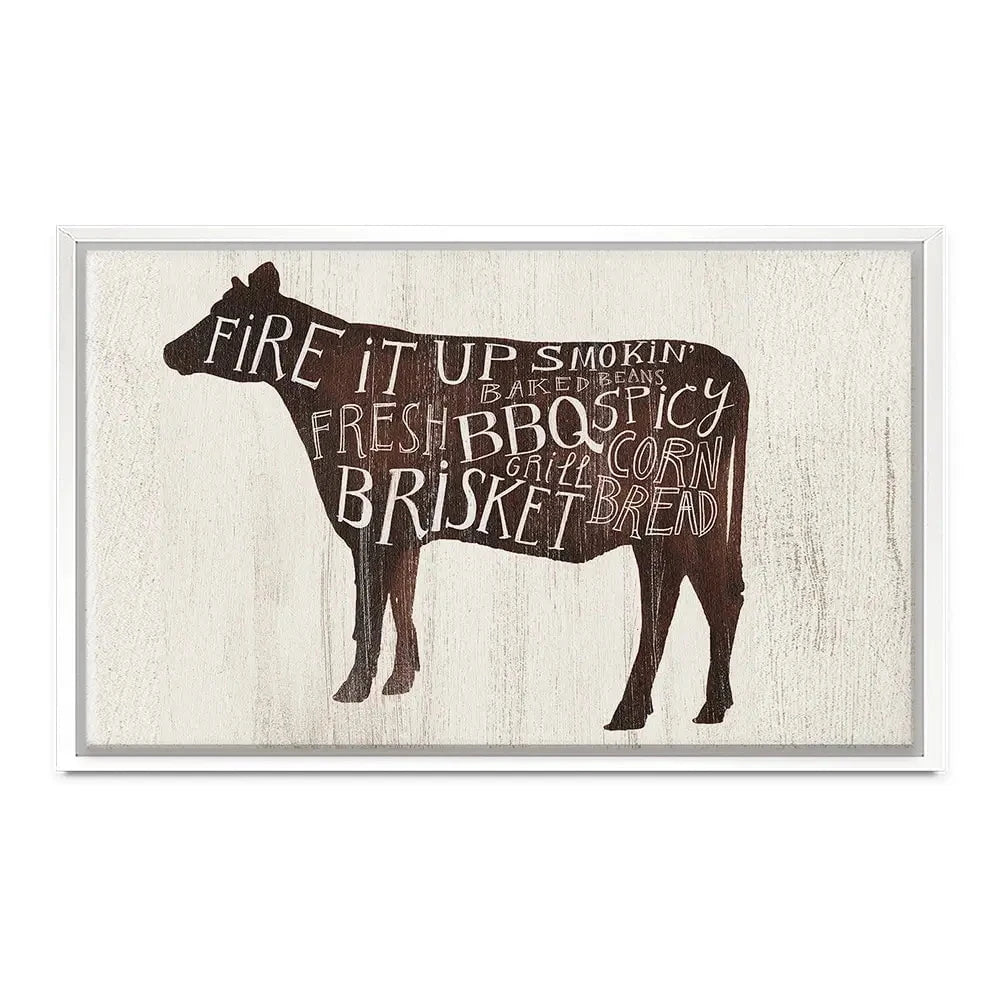 Farmhouse BBQ 2 Canvas Print Farmhouse BBQ 2 Canvas Print wall art product Victoria Borges