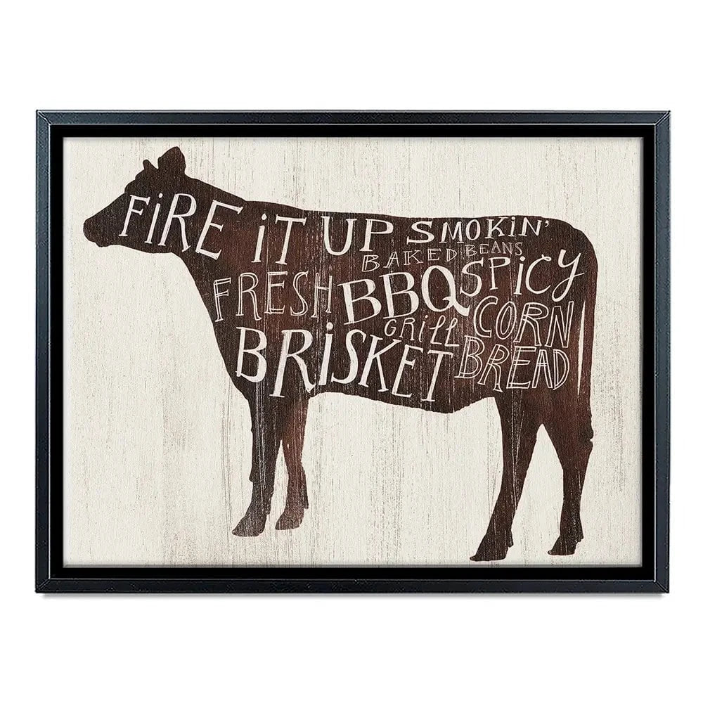 Farmhouse BBQ 2 Canvas Print Farmhouse BBQ 2 Canvas Print wall art product Victoria Borges