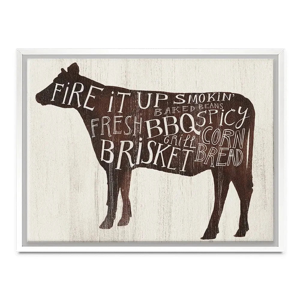 Farmhouse BBQ 2 Canvas Print Farmhouse BBQ 2 Canvas Print wall art product Victoria Borges