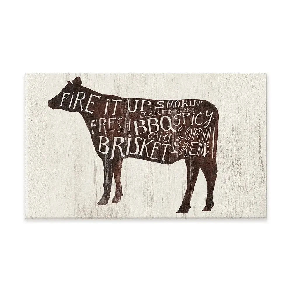 Farmhouse BBQ 2 Canvas Print Farmhouse BBQ 2 Canvas Print wall art product Victoria Borges