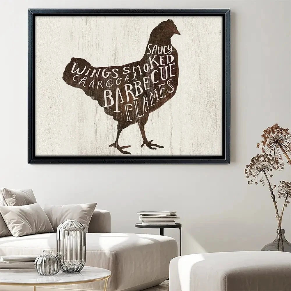 Farmhouse BBQ 3 Canvas Print Farmhouse BBQ 3 Canvas Print wall art product Victoria Borges