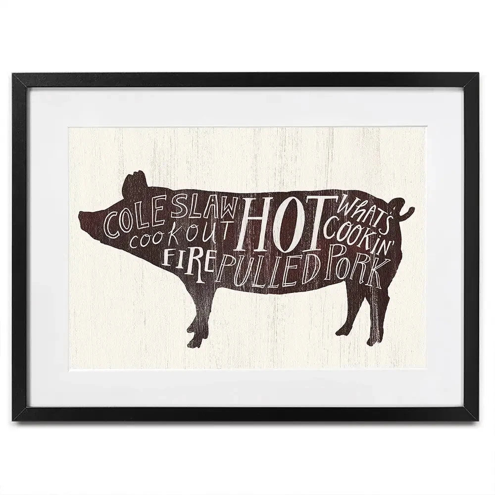 Farmhouse BBQ 4 Framed Art Print Farmhouse BBQ 4 Framed Art Print wall art product Art Print Shop