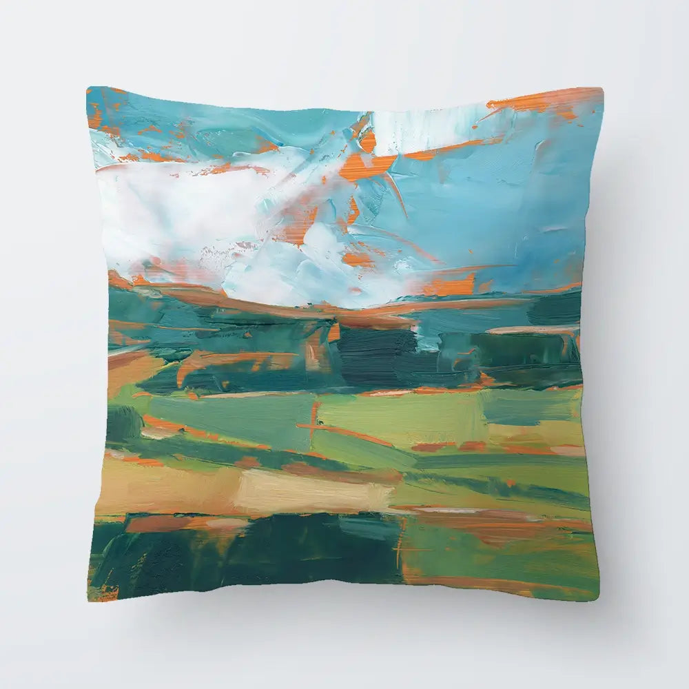 Farmland Vista Cushion Farmland Vista Cushion wall art product Art Print Shop