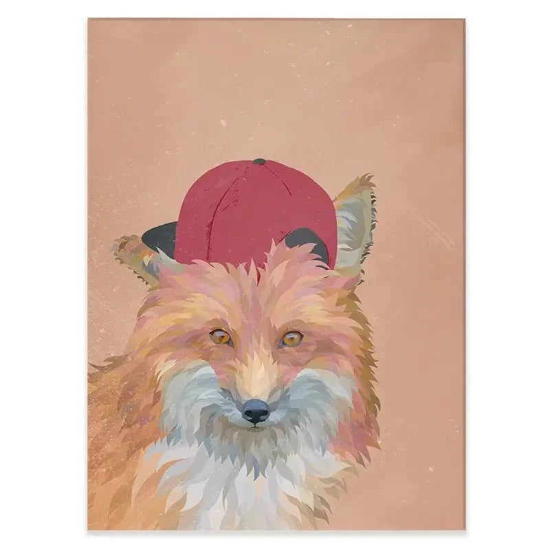Feeling Foxy Canvas Print Feeling Foxy Canvas Print wall art product Sarah Manovski