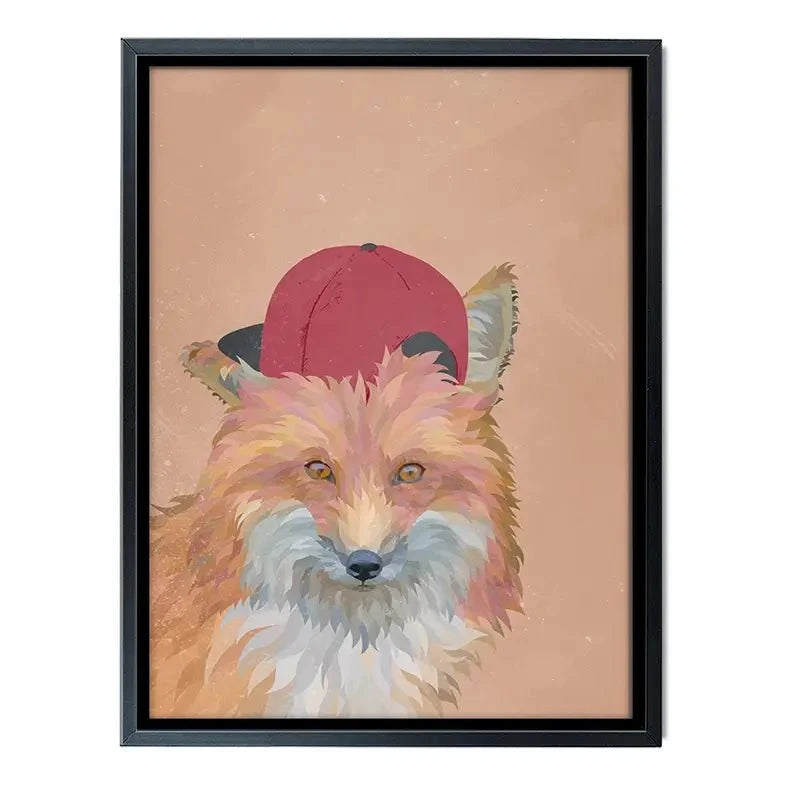 Feeling Foxy Canvas Print Feeling Foxy Canvas Print wall art product Sarah Manovski