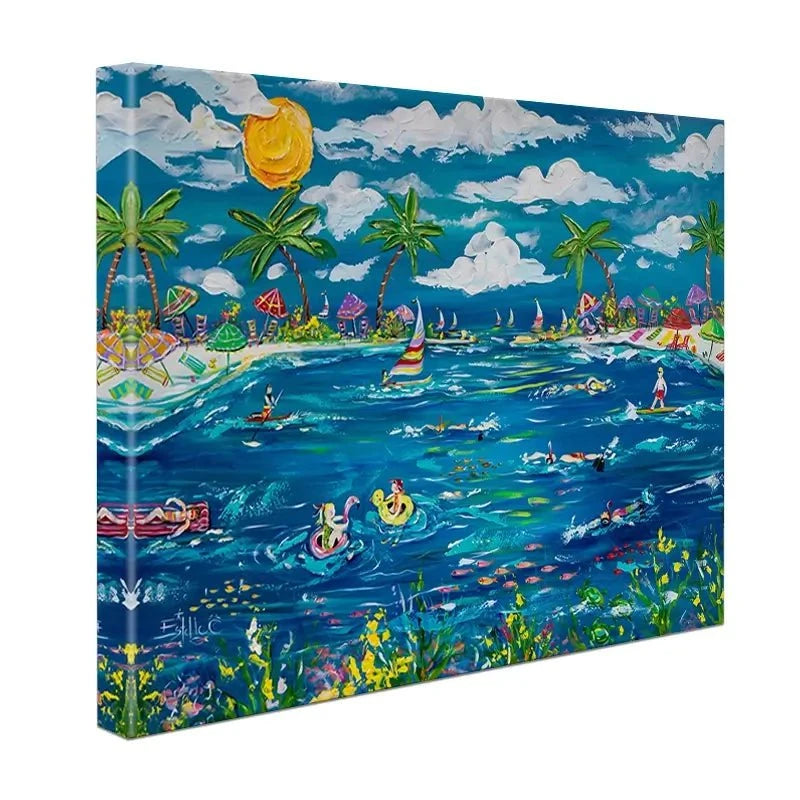 Feels Like Summer Canvas Print Feels Like Summer Canvas Print wall art product Estelle Grengs - Independent