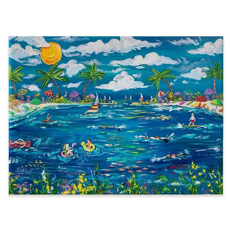 Feels Like Summer Canvas Print Feels Like Summer Canvas Print wall art product Estelle Grengs - Independent