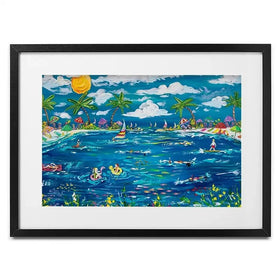 Feels Like Summer Framed Art Print Feels Like Summer Framed Art Print wall art product Estelle Grengs - Independent