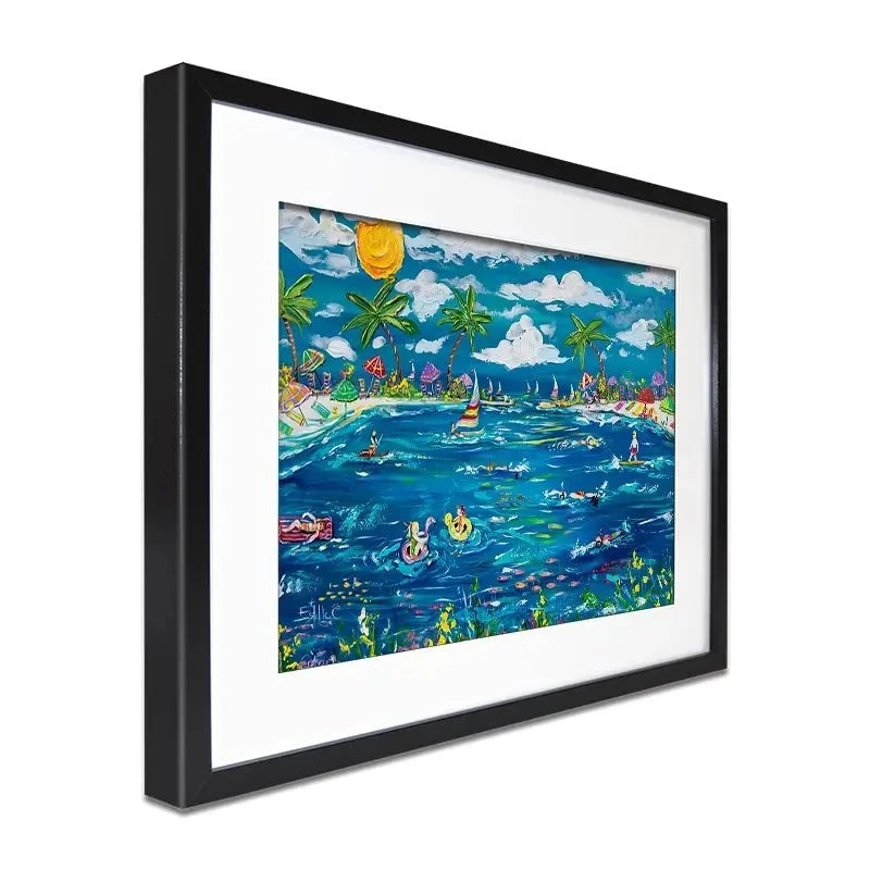 Feels Like Summer Framed Art Print Feels Like Summer Framed Art Print wall art product Estelle Grengs - Independent