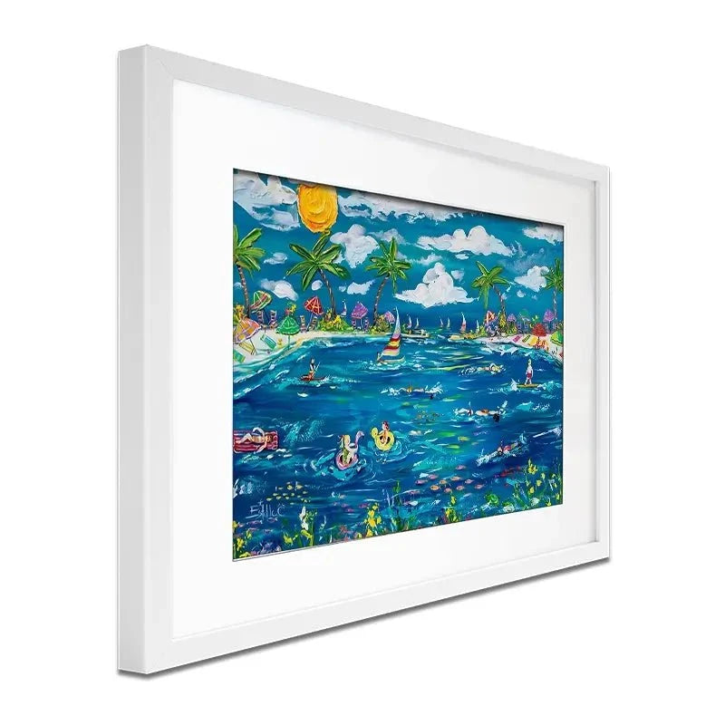 Feels Like Summer Framed Art Print Feels Like Summer Framed Art Print wall art product Estelle Grengs - Independent