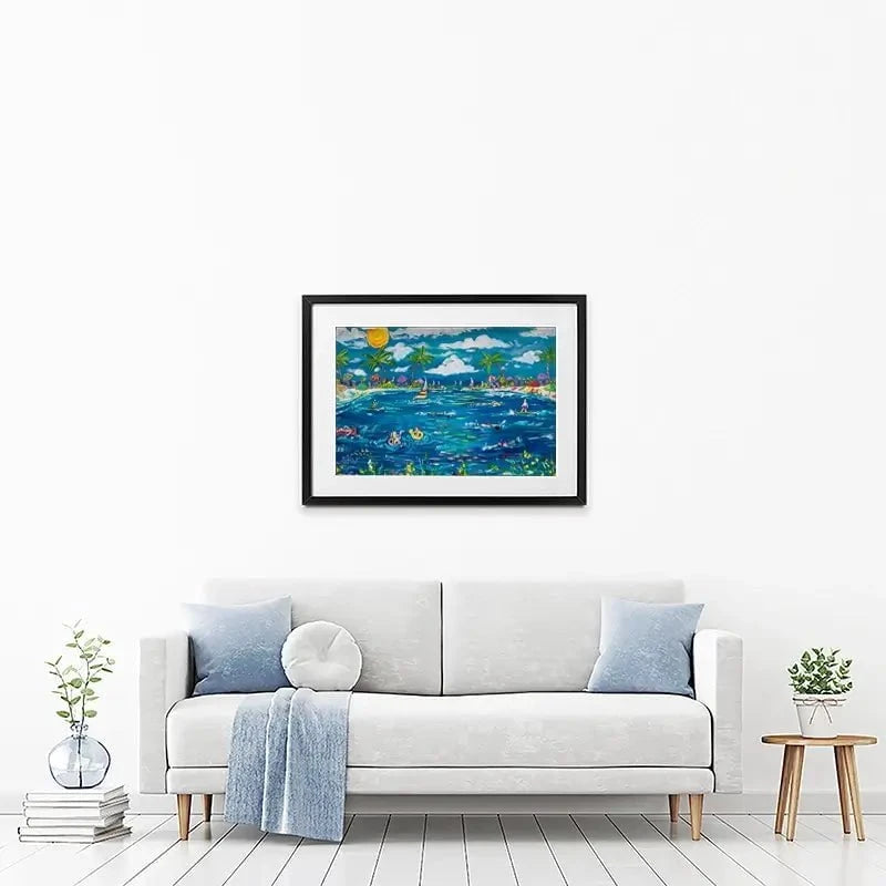 Feels Like Summer Framed Art Print Feels Like Summer Framed Art Print wall art product Estelle Grengs - Independent
