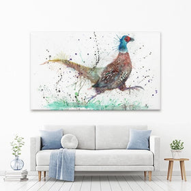 Fez The Pheasant Canvas Print Fez The Pheasant Canvas Print wall art product Jamie Taylor