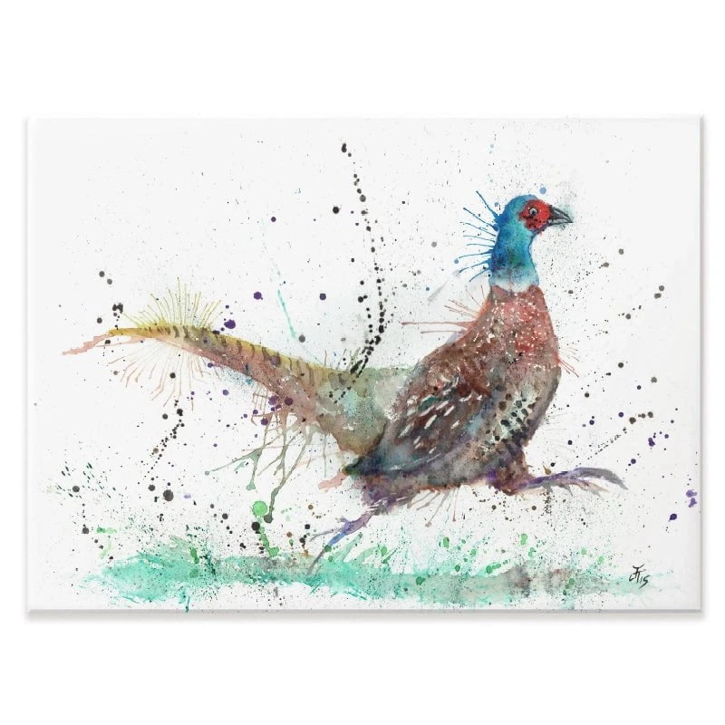 Fez The Pheasant Canvas Print Fez The Pheasant Canvas Print wall art product Jamie Taylor