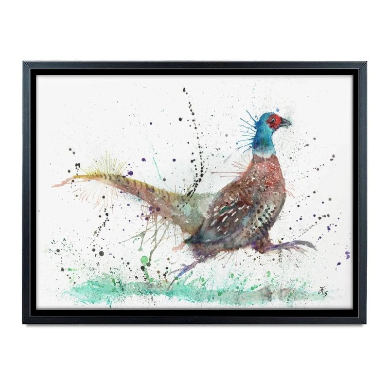 Fez The Pheasant Canvas Print Fez The Pheasant Canvas Print wall art product Jamie Taylor