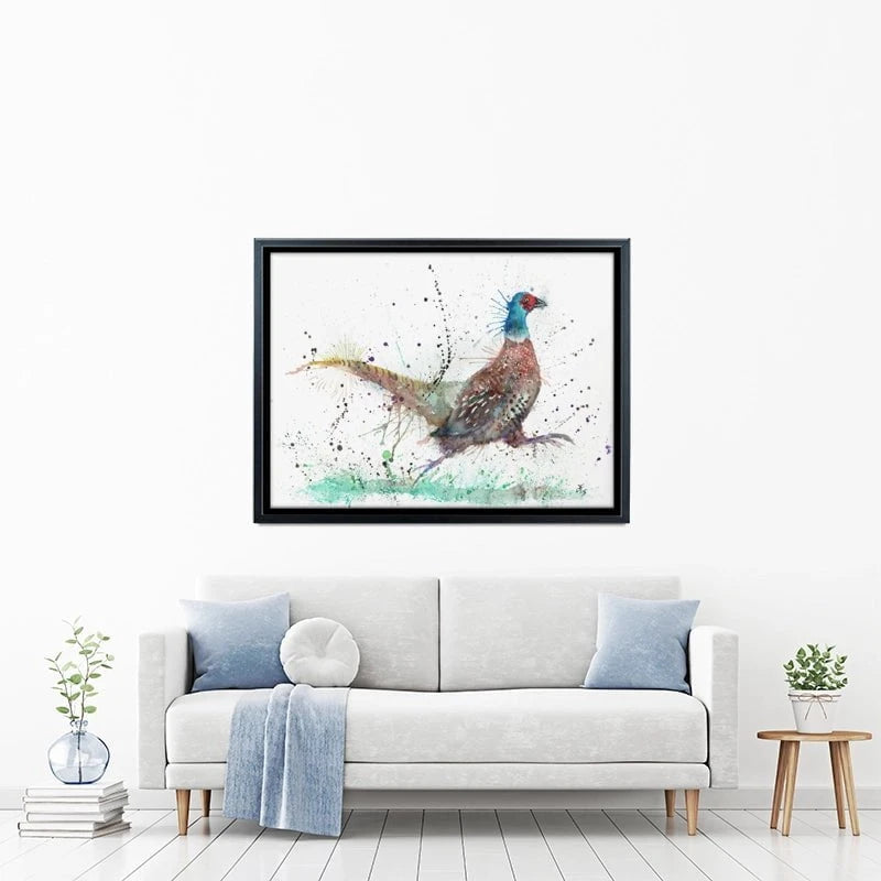 Fez The Pheasant Canvas Print Fez The Pheasant Canvas Print wall art product Jamie Taylor