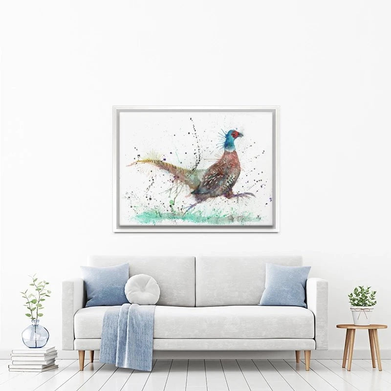 Fez The Pheasant Canvas Print Fez The Pheasant Canvas Print wall art product Jamie Taylor