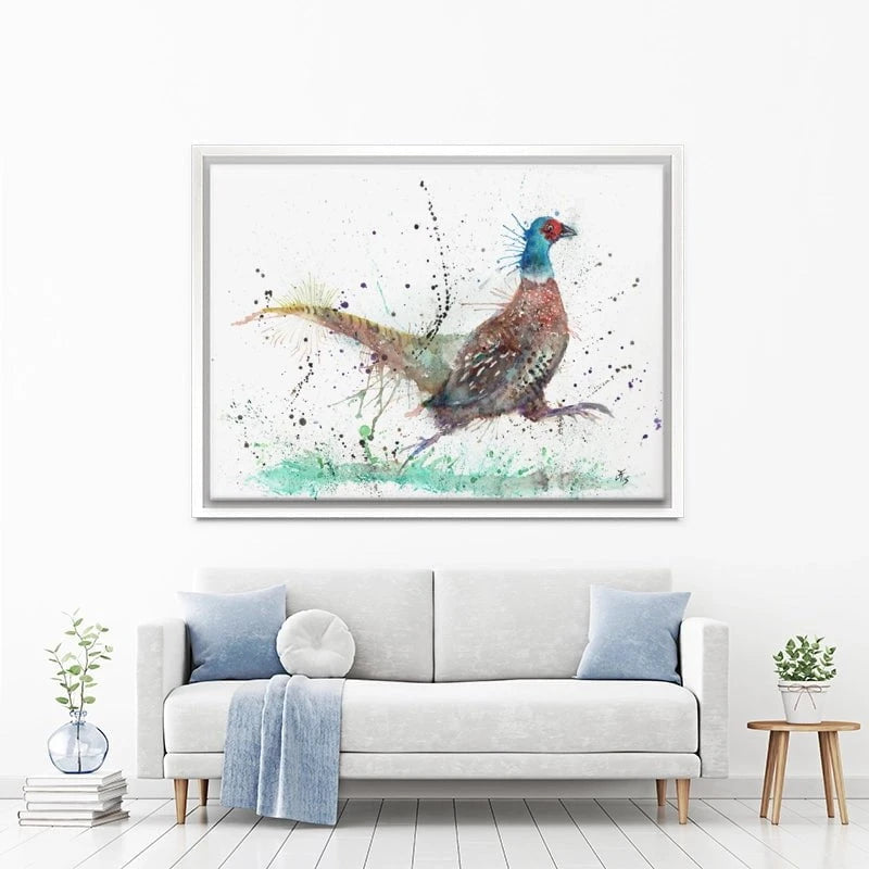 Fez The Pheasant Canvas Print Fez The Pheasant Canvas Print wall art product Jamie Taylor
