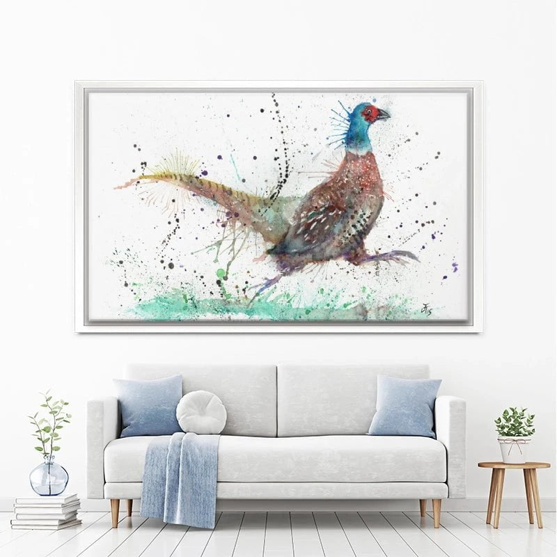 Fez The Pheasant Canvas Print Fez The Pheasant Canvas Print wall art product Jamie Taylor