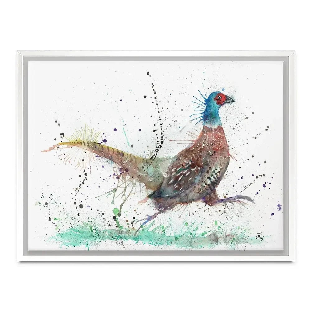 Fez The Pheasant Canvas Print Fez The Pheasant Canvas Print wall art product Jamie Taylor