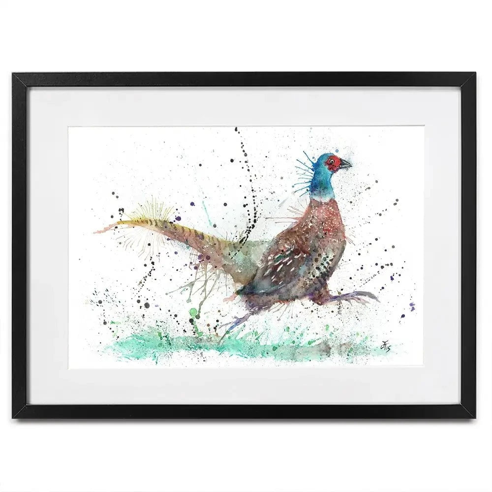 Fez The Pheasant Framed Art Print Fez The Pheasant Framed Art Print wall art product Jamie Taylor