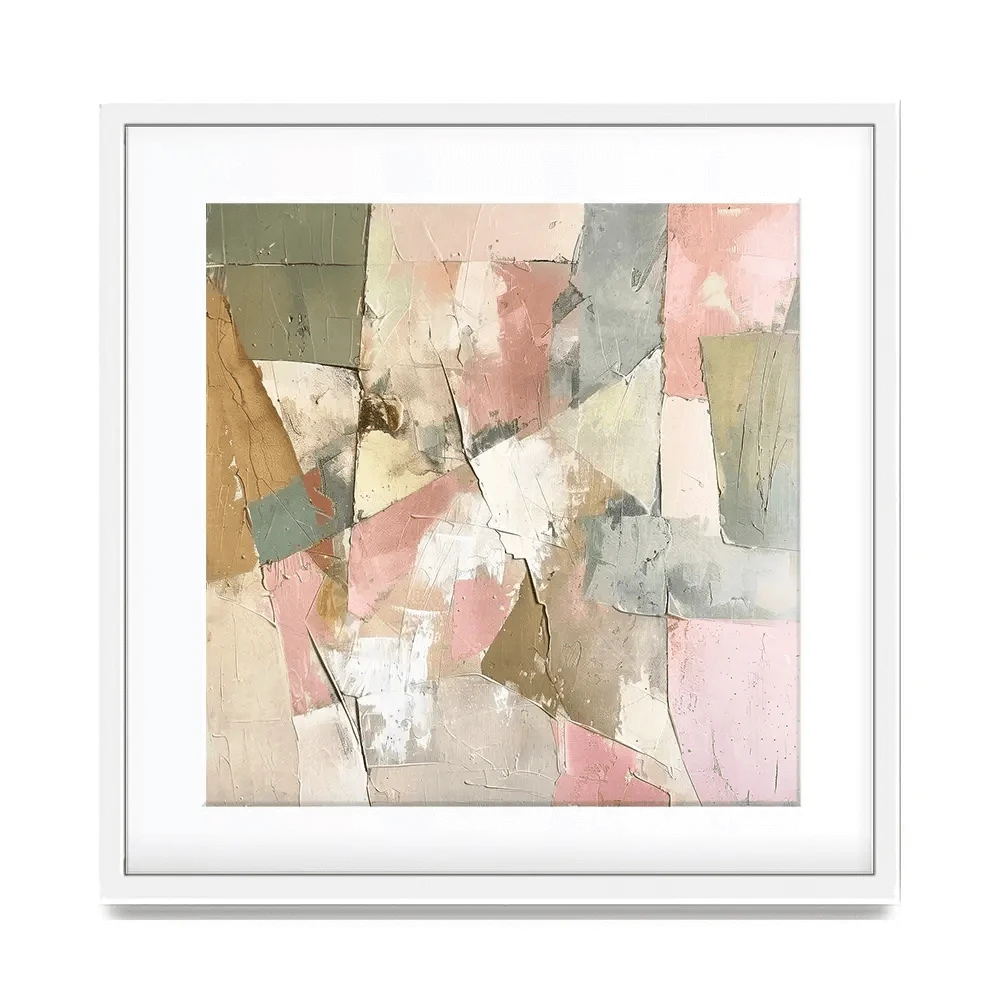 Field Mosaics Square Framed Art Print Field Mosaics Square Framed Art Print wall art product Svetlana Aleynikova