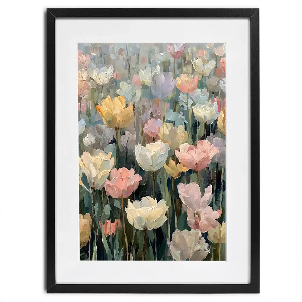 Field Of Tulips Framed Art Print Field Of Tulips Framed Art Print wall art product Art by Özge - Independent