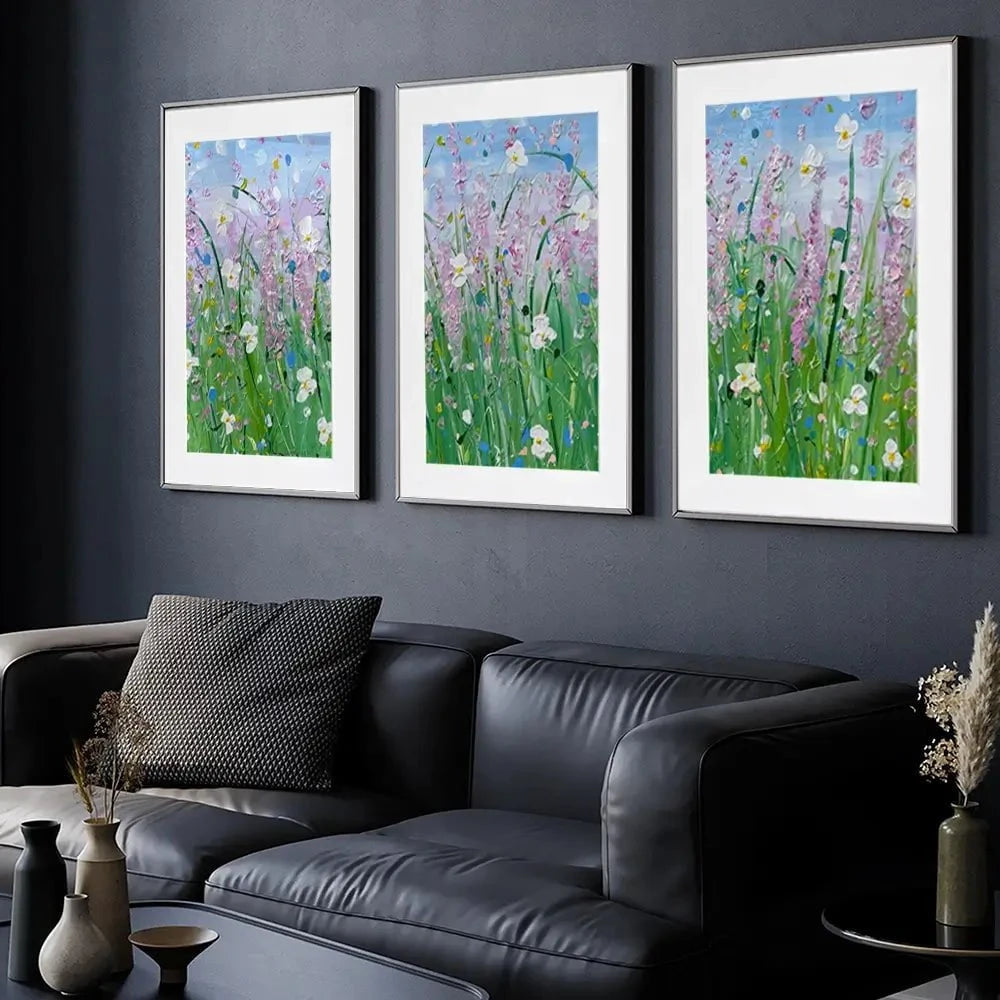 Fields Of Summer Framed Art Print Trio Fields Of Summer Framed Art Print Trio wall art product Charlotte Anna Reed