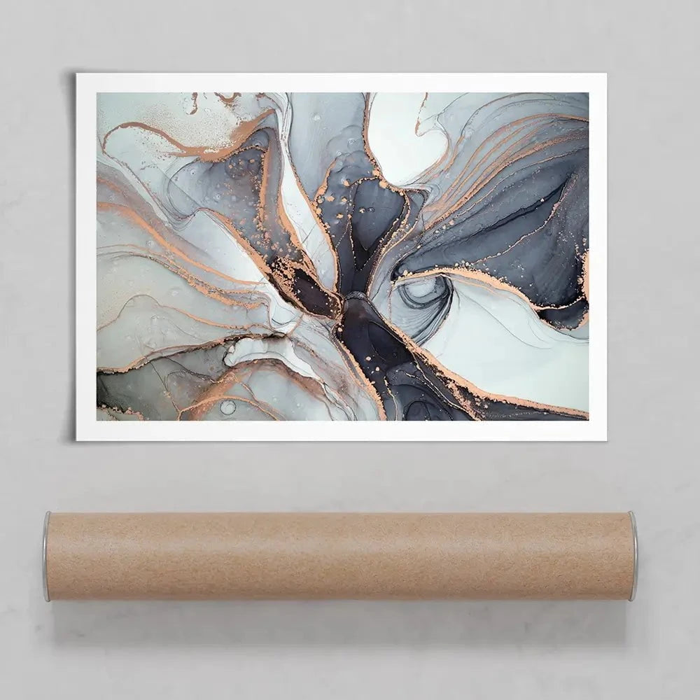 Fifty Shades Of Grey Marble Art Print Fifty Shades Of Grey Marble Art Print wall art product coldsun777 / Shutterstock