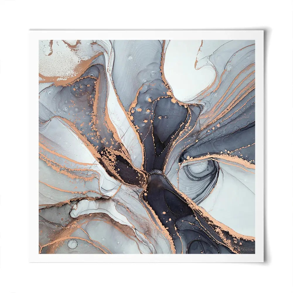 Fifty Shades Of Grey Marble Square Art Print Fifty Shades Of Grey Marble Square Art Print wall art product Art Print Shop