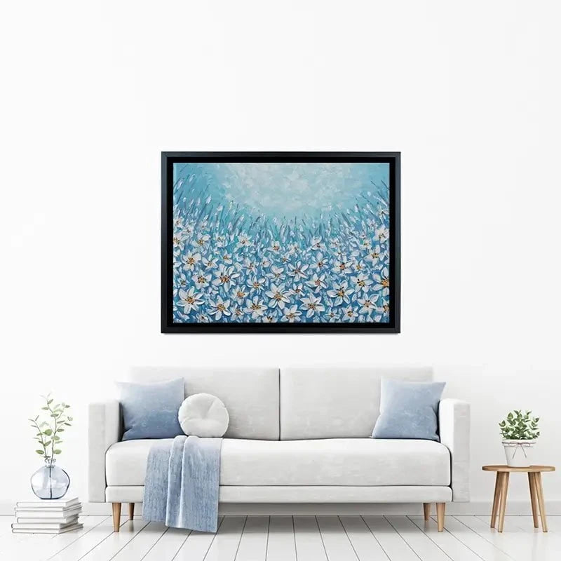 Filled With White Flowers Canvas Print Filled With White Flowers Canvas Print wall art product Olga Tkachyk