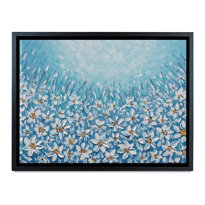 Filled With White Flowers Canvas Print Filled With White Flowers Canvas Print wall art product Olga Tkachyk