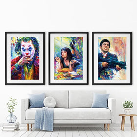 Film Stars Framed Art Print Trio Film Stars Framed Art Print Trio wall art product Leon Devenice