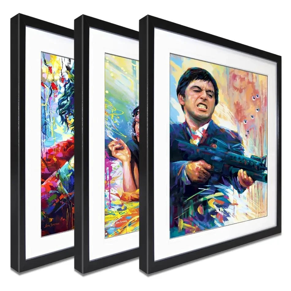 Film Stars Framed Art Print Trio Film Stars Framed Art Print Trio wall art product Leon Devenice