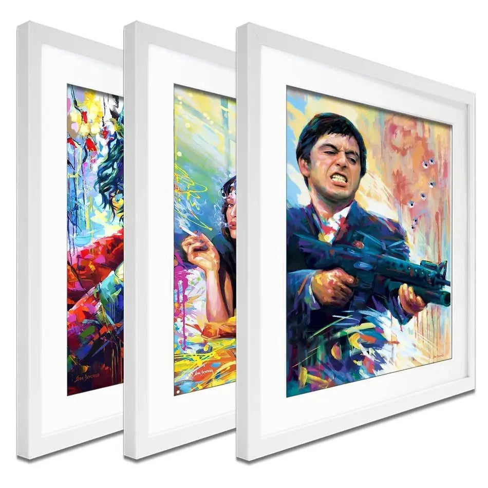 Film Stars Framed Art Print Trio Film Stars Framed Art Print Trio wall art product Leon Devenice