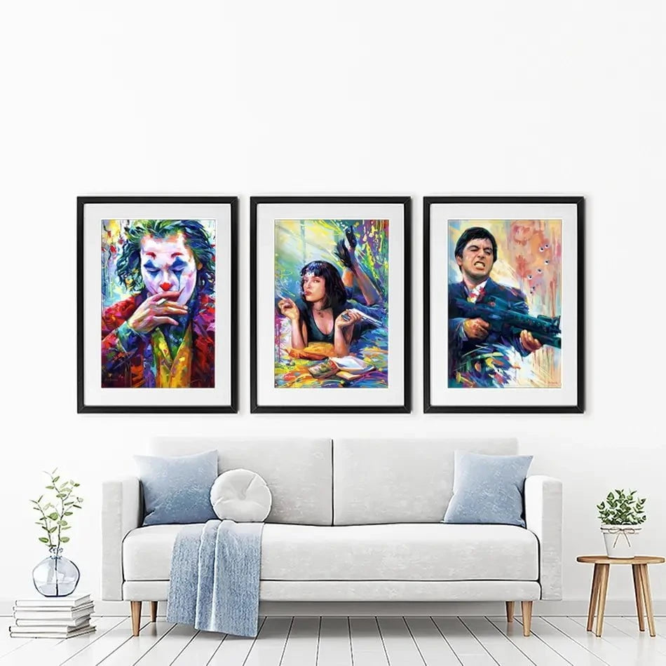 Film Stars Framed Art Print Trio Film Stars Framed Art Print Trio wall art product Leon Devenice