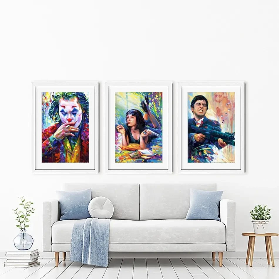 Film Stars Framed Art Print Trio Film Stars Framed Art Print Trio wall art product Leon Devenice